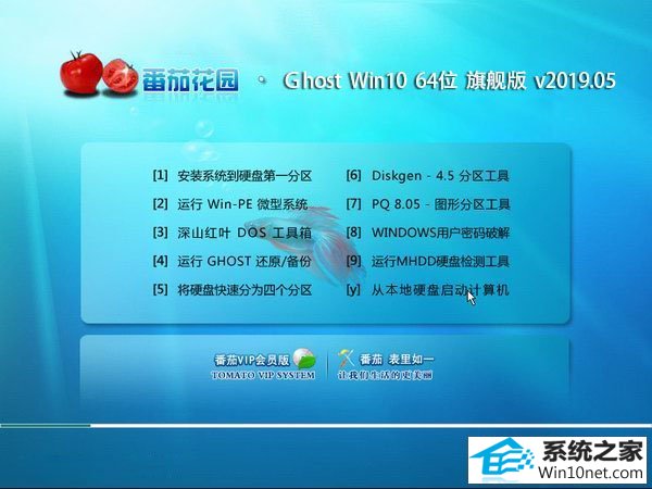 ѻ԰ Ghost Win10 64λ װ v2019.05