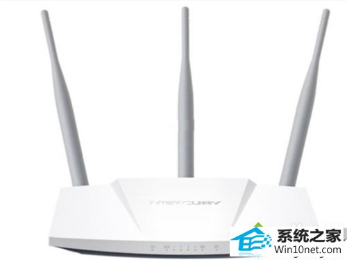 使用三根天线的路由器 win10系统电脑wiFi信号不稳定时快时慢的图文步骤