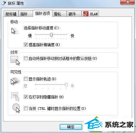 点击确定 win10系统鼠标不听使唤要么反应快要么反应慢的解决方法