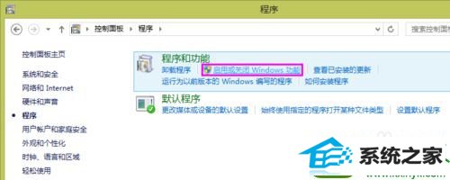 启用或关闭windows功能 win10系统控制面板的管理选项没有“internet信息服务(iis)管理器”的解决方法