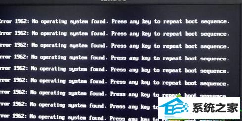 联想笔记本win10系统提示error1962:no operating systen found win10系统联想笔记本提示error1962:no operating systen found的解决方法